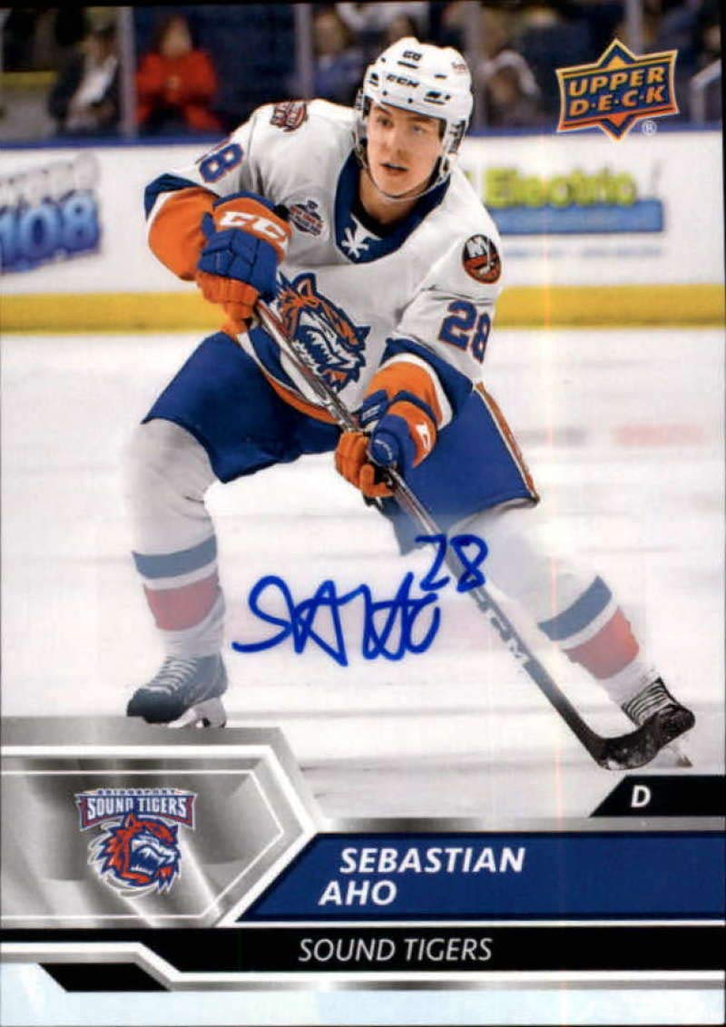 Amazon.com: 2019-20 Upper Deck AHL Autographs #71 Sebastian Aho RC